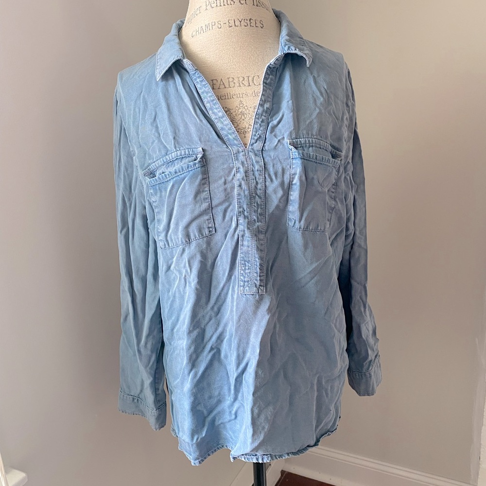 J.Jill denim blouse